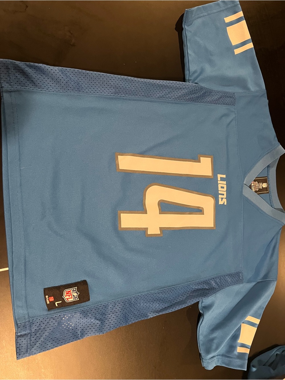 NFL Detroit Lions #14 Light Blue Youth Jersey